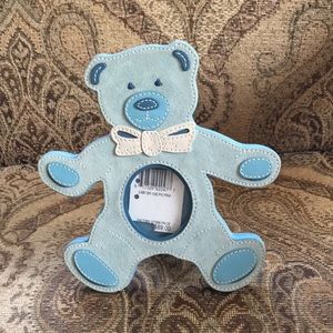 Coach leather baby frame